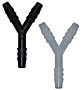 YMB Series Barbed Wyes